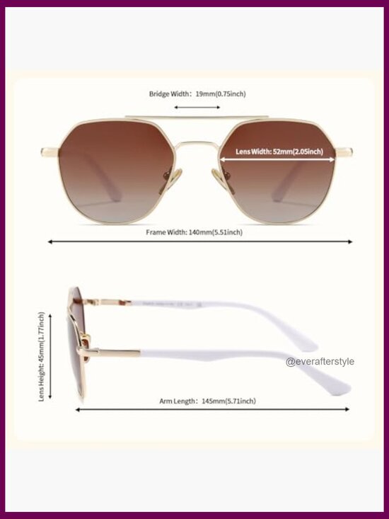Polarized Aviator Sunglasses with Metal Frame and Acetate Arms main image 2
